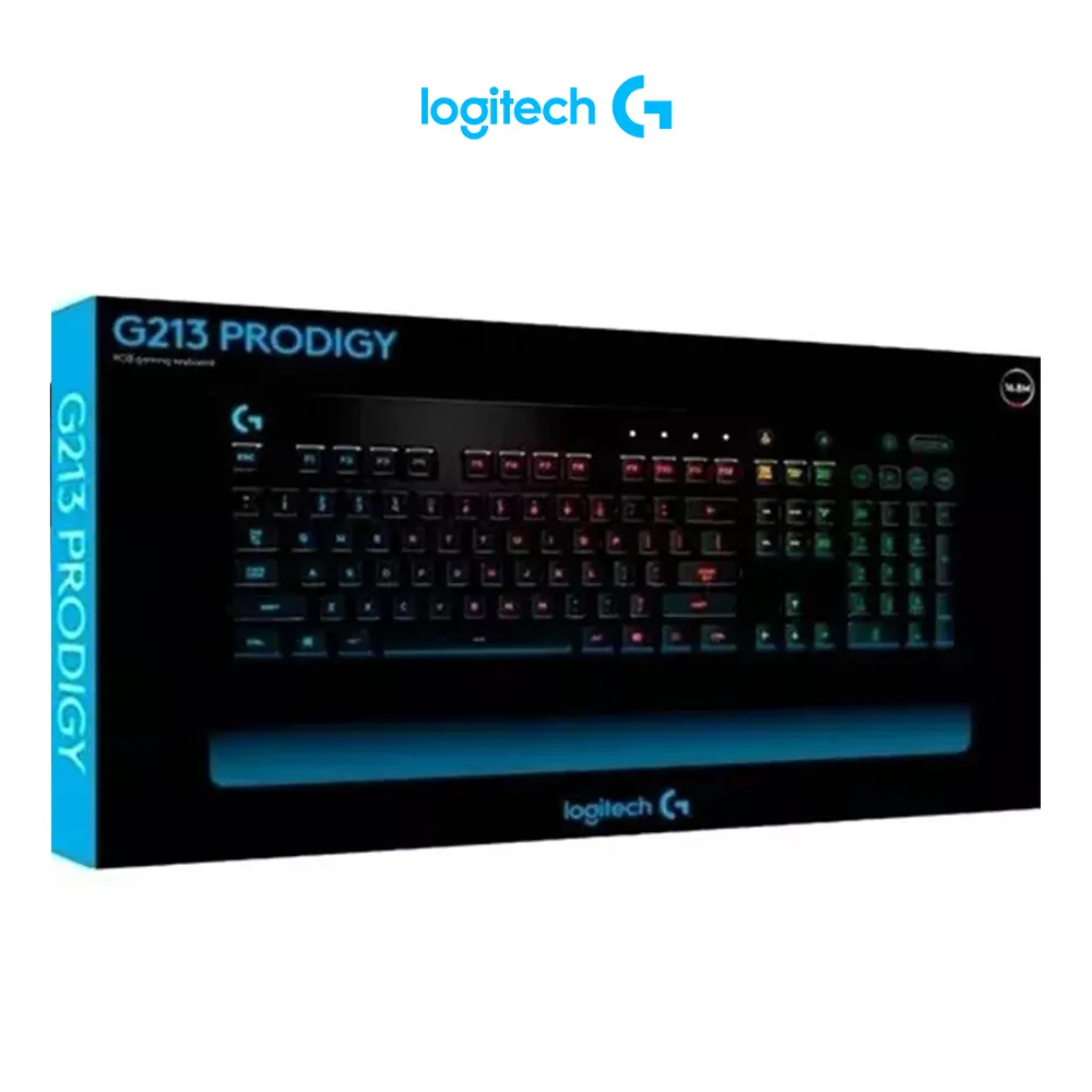 Teclado logitech g213 prodigy rgb gaming inglés internacional new arrivals