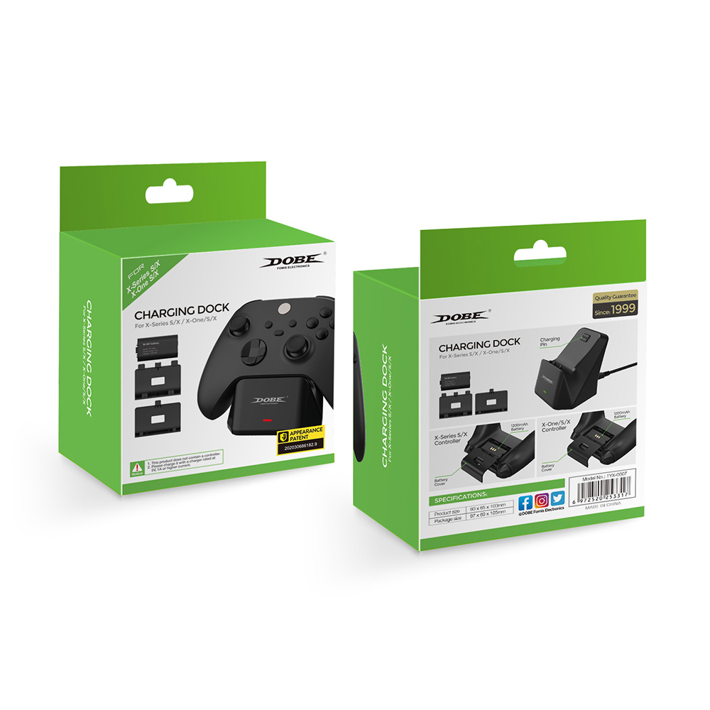REVENT Dock Carga Inalambrica Mando Xbox Serie S+bateria 700MAH