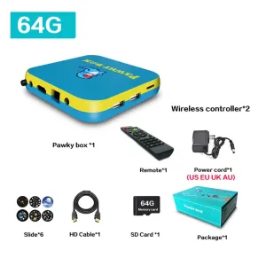 CONSOLA RETRO MINI PAWKYBOX 64GB 