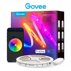 Tira led inteligente Govee RGBIC PRO, 10 Metros, Wifi, compatible con Alexa y Google Home, mulricolor