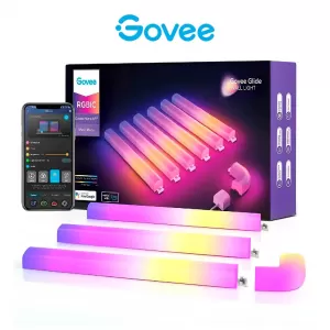 Barras de luz led Govee RGBIC inteligente, 6 barras y 1 esquina, compatible con Alexa y Google, multicolor