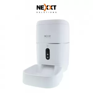 Dispensador de alimento para mascotas Nexxt Nha-p610 con cámara 1080P, máx. 1.59 kg