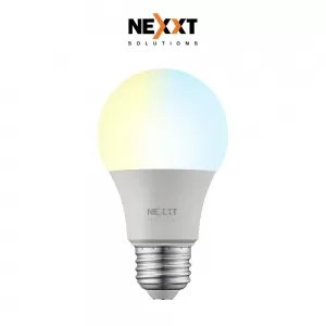 Foco inteligente Nexxt luz blanca y amarilla, wi-fi, 9w, tipo de bombilla A19