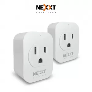 Pack x 2: Enchufe inteligente wifi Nexxt 220V, 1 toma corriente