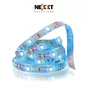 Cinta de luz inteligente LED Nexxt NHB-S610 conexión wifi, RGB, 3 m