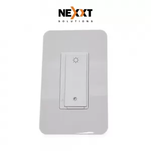Interruptor atenuador de luz inteligente Nexxt NHE-D100 wifi, 220V, activación por voz