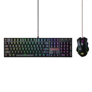 COMBO REDRAGON MITRA+GRIFFIN K551RGB-BA TECLADO + MOUSE