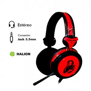 AUDIFONO HALION S1 SCORPION 3.5MM ESTEREO