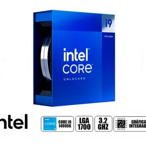 PROCESADOR INTEL CORE I9 14900K 3.2GHZ HASTA 6.0 GHZ, 36MB, 24 NUCLEOS, CON GRAFICO INTEGRADO, LGA 1700, S/COOLER