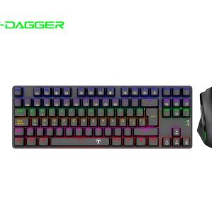 COMBO T-DAGGER ADVANCE FORCE TECLADO TGK313 + MOUSE TGM206 NEGRO