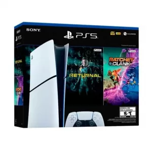 CONSOLA PLAYSTATION 5 SLIM DIGITAL + RETURNAL+ RATCHET & CLANK BUNDLE