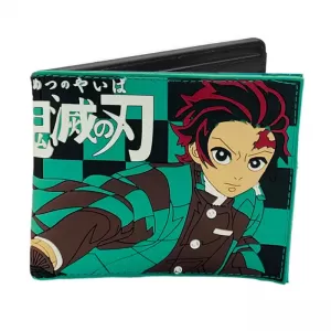 BILLETERA TEMATICA KIMETSU NO YAIBA TANJIRO 