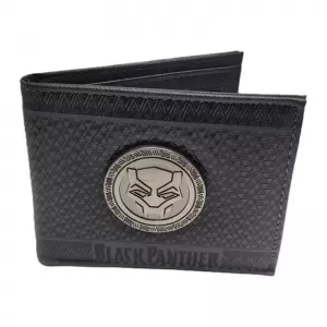 BILLETERA BLACK PANTHER PLACA METALICA