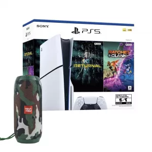 CONSOLA PLAYSTATION 5 SLIM CON LECTOR + RETURNAL+ RATCHET & CLANK BUNDLE