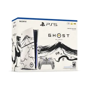 CONSOLA PLAYSTATION 5 SLIM CON LECTOR EDICION LIMITADA BLACK NEGRO GHOST OF YOTEI