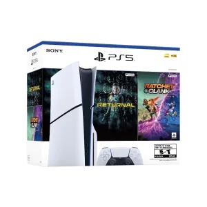 CONSOLA PLAYSTATION 5 SLIM CON LECTOR + RETURNAL+ RATCHET & CLANK BUNDLE