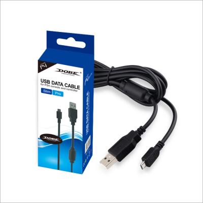 Fr-tec Cable Mando PS4 Micro USB Premium Plateado