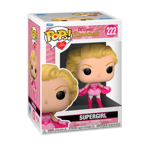 Funko Pop! Heroes: DC Comics Bombshells - Supergirl Breast Cancer Awareness #222