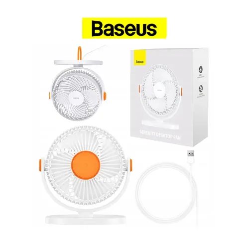 Ventilador Baseus Ajustable de Escritorio con USB