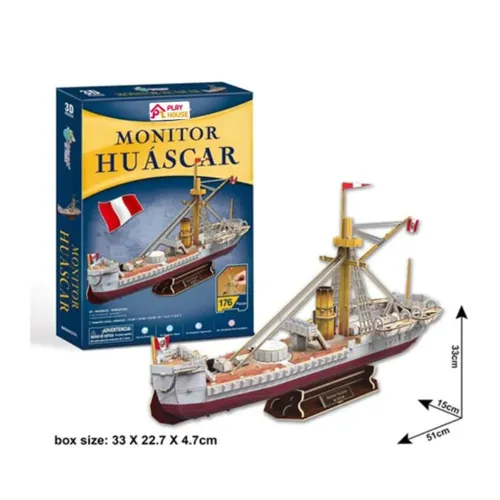 PUZZLE ROMPECABEZA 3D MONITOR HUASCAR