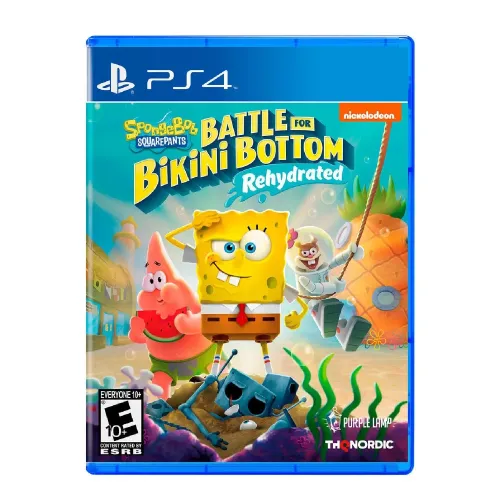 BOB ESPONJA SPONGEBOB SQUAREPANTS BATTLE FOR BIKINI BOTTOM REHYDRATED PS4