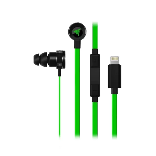 AUDIFONO C/ MICRO RAZER HAMMERHEAD IOS LIGHTNING DIGITAL BLACK/ GREEN 