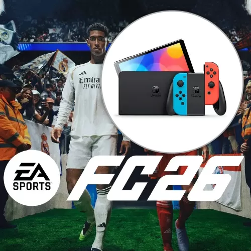 PACK CONSOLA NINTENDO SWITCH OLED + VIDEOJUEGO FC 26 SWITCH 