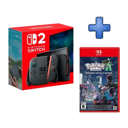 PACK CONSOLA NINTENDO SWITCH 2 STANDAR + VIDEOJUEGO POKEMON LEYENDAS ZA  