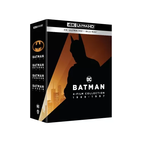 COLECCIÓN 4 PELÍCULAS BATMAN (1989-1997) - 4K ULTRA HD + BLU-RAY